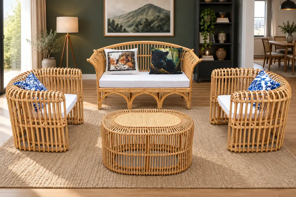 Arches Bali Sofa Set in a lounge setting
