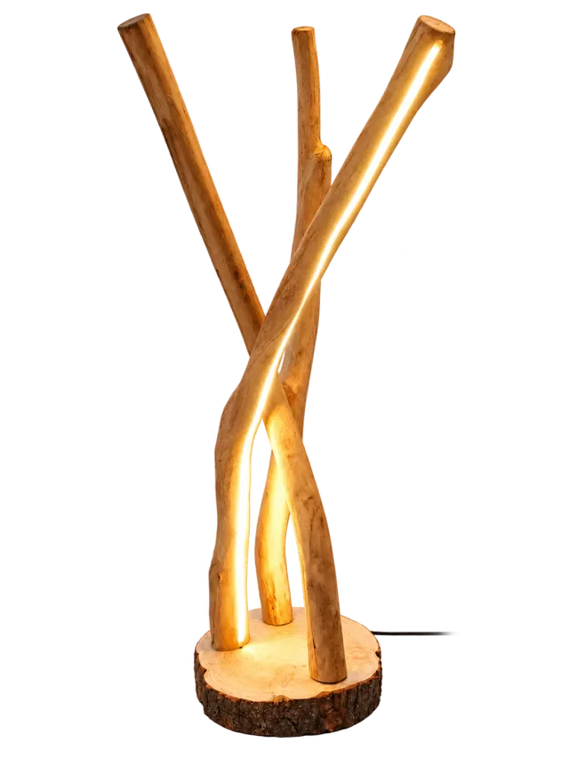 Branchlight Wood Floor Lamp