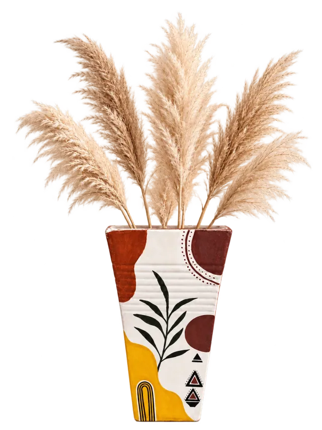 Earthline Painted Vase