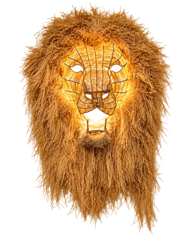 Lion's Glow Wall Lamp