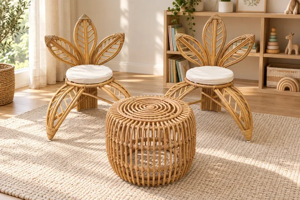 Three Leaf Children's Set in a playroom
